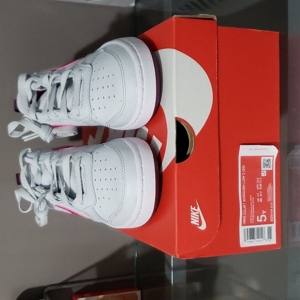 NIKE COURT BOROUGH LOW 2 (GS) SIZE 5Y